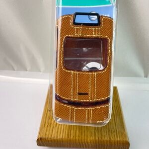 Motorola fitted snap-on case for a Motorola Razr V3 or similar flip phone model.